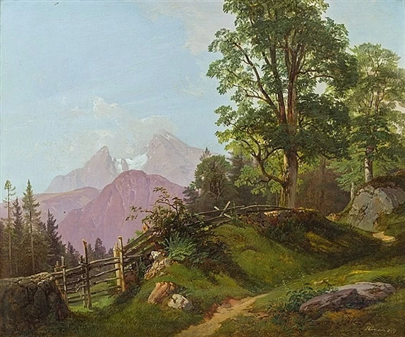 Vista contro il Watzmann